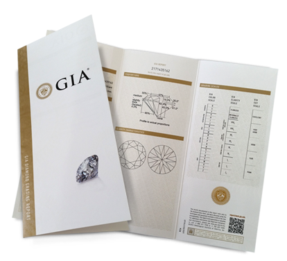 Certificat diamant GIA