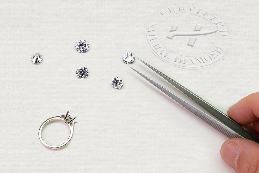 La maison Hauthentic ne sélectionne que des diamants éthique et de grande qualifié. 