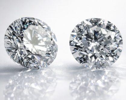 Diamant naturel de forme brillant rond