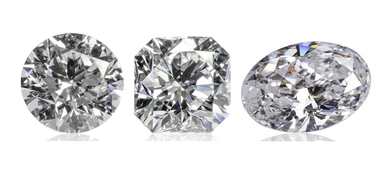 Différentes formes de diamants pour orner de mangifiques bagues en or jaune pour femmes