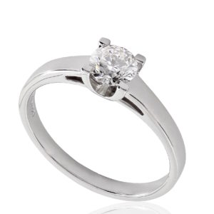 Solitaire diamant 0.51ct H VS2 GIA taille Excellente, taille 53 à 55. Livraison rapide en 3 à 1 jours ouvrés.